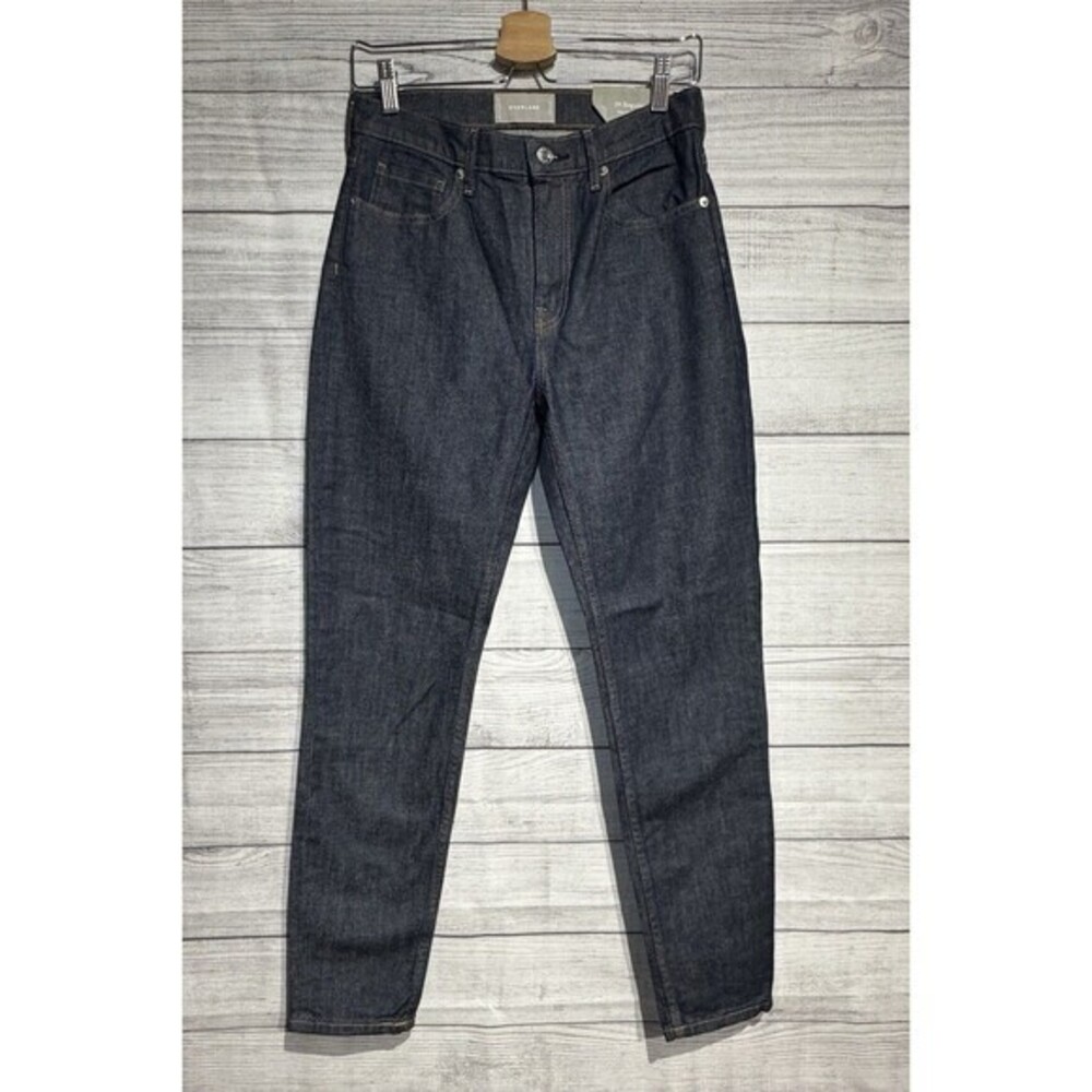 Everlane Jeans Womens Size 28  High Rise Skinny Ankle Denim Dark Wash